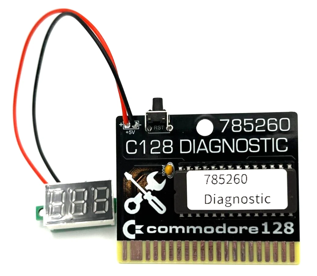 Commodore 128 Diagnostic Cartridge with Voltmeter - Standard Diagnostic Cartridge thumbnail 4